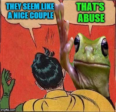 THEY SEEM LIKE A NICE COUPLE THAT'S ABUSE | made w/ Imgflip meme maker