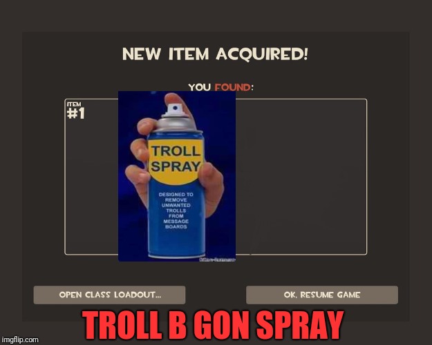 You got tf2 shit | TROLL B GON SPRAY | image tagged in you got tf2 shit | made w/ Imgflip meme maker