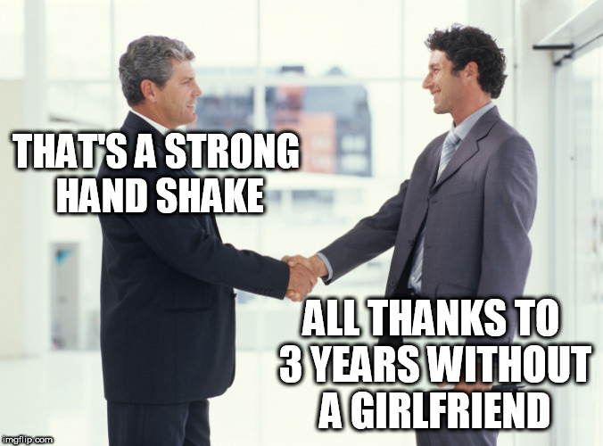 Image tagged in guys shaking hands meme  Imgflip