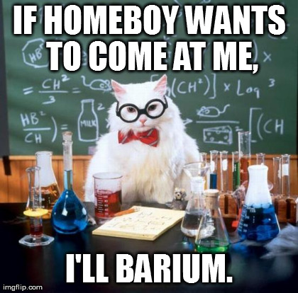 Chemistry Cat Meme | image tagged in memes,chemistry cat | made w/ Imgflip meme maker