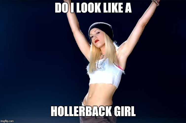 DO I LOOK LIKE A HOLLERBACK GIRL | made w/ Imgflip meme maker