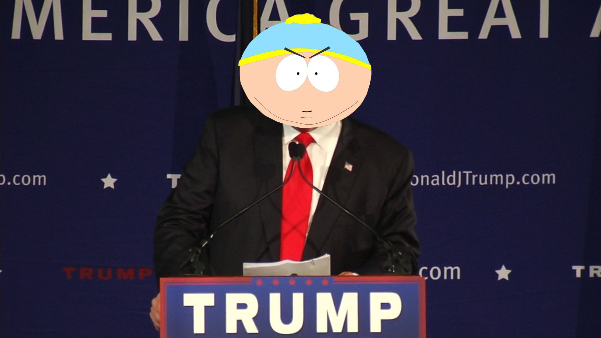 cartman-trump Blank Meme Template