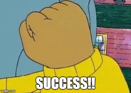 SUCCESS!! | made w/ Imgflip meme maker