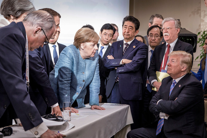 Donald Trump G7 Blank Meme Template