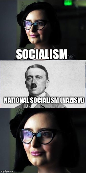 Nazi: “Yay I win” | SOCIALISM; NATIONAL SOCIALISM (NAZISM) | image tagged in triggered,nazism,socialism,memes,sjw,nazi | made w/ Imgflip meme maker