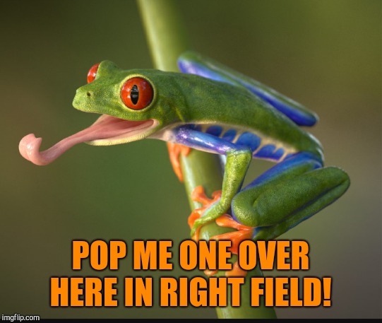 POP ME ONE OVER HERE IN RIGHT FIELD! | made w/ Imgflip meme maker
