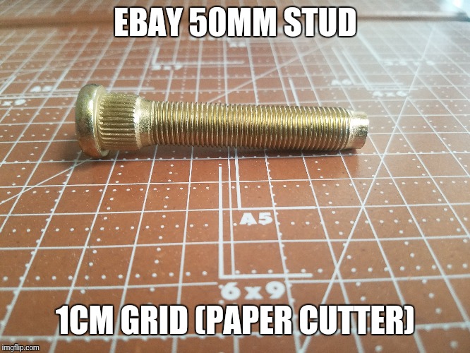 EBAY 50MM STUD; 1CM GRID (PAPER CUTTER) | made w/ Imgflip meme maker