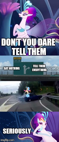 Don't you dare | DON'T YOU DARE TELL THEM; SAY NOTHING; TELL THEM EVERYTHING; SERIOUSLY | image tagged in memes,funny | made w/ Imgflip meme maker