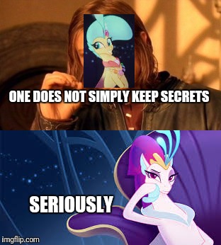 One does not simply | ONE DOES NOT SIMPLY KEEP SECRETS; SERIOUSLY | image tagged in funny | made w/ Imgflip meme maker