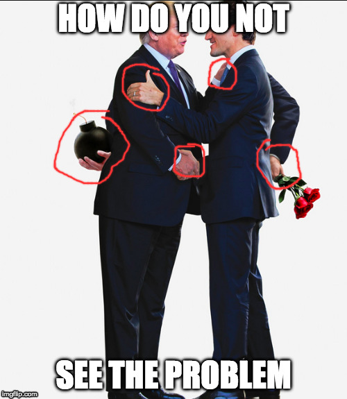 HOW DO YOU NOT; SEE THE PROBLEM | image tagged in trump | made w/ Imgflip meme maker