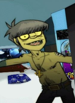 Murdoc at the door Blank Meme Template