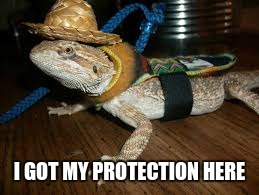 I GOT MY PROTECTION HERE | made w/ Imgflip meme maker