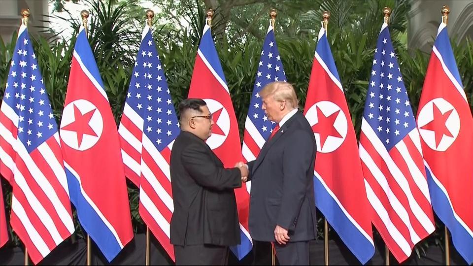 kim jong un trump Blank Meme Template