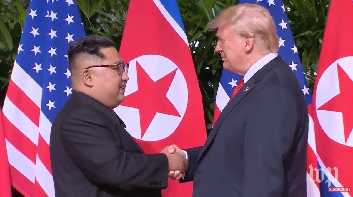 Trump-Kim Blank Meme Template