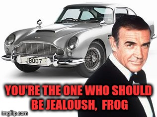YOU'RE THE ONE WHO SHOULD BE JEALOUSH,  FROG | made w/ Imgflip meme maker