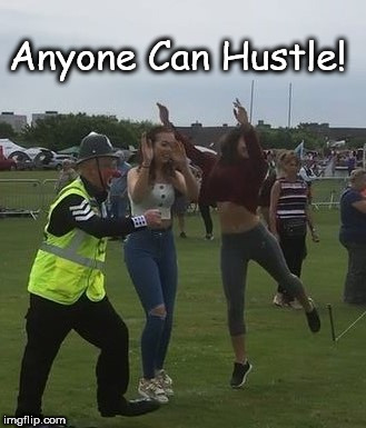 Anyone Can Hustle | Anyone Can Hustle! | image tagged in hustle,dance,scottish,games | made w/ Imgflip meme maker