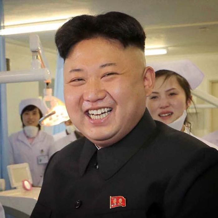 High Quality Kim Jong Un Happy! Blank Meme Template