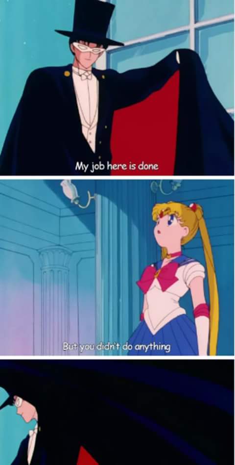 High Quality sailor moon you didn't do anything Blank Meme Template