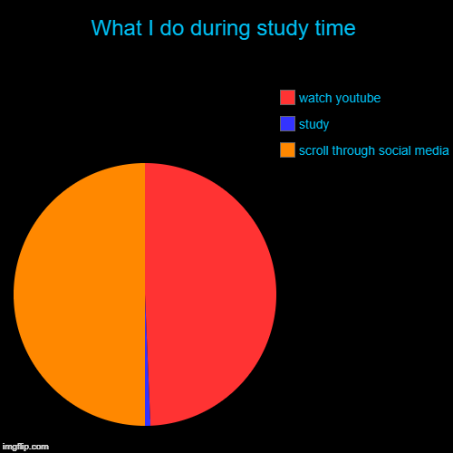 What I do during study time - Imgflip