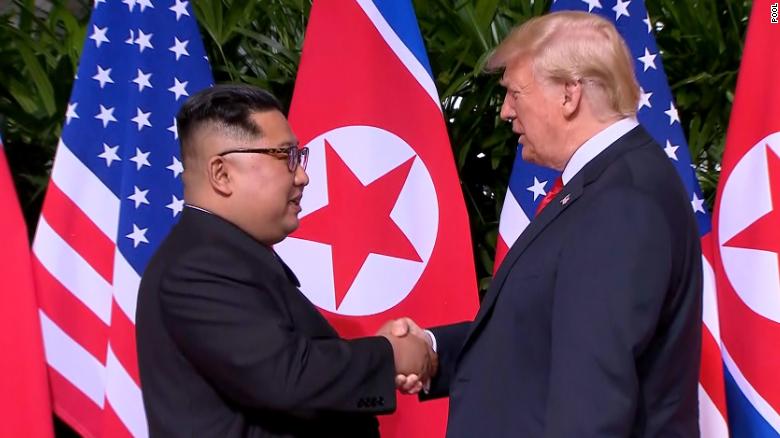 High Quality Trump & Kim Blank Meme Template