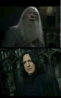 High Quality Dumbledore Snape Blank Meme Template