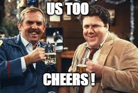 US TOO CHEERS ! | made w/ Imgflip meme maker