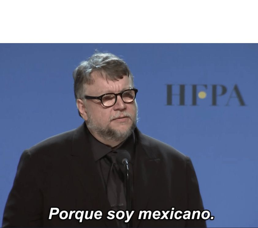 Guillermo del toro Blank Meme Template