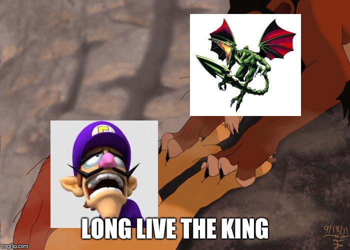 LONG LIVE THE KING | image tagged in super smash bros | made w/ Imgflip meme maker