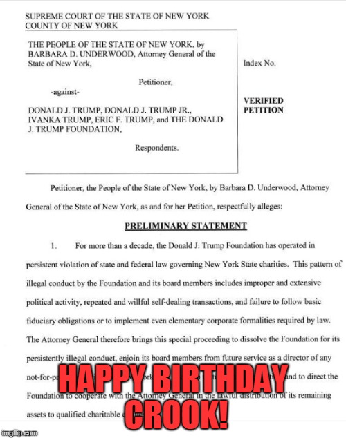 HAPPY BIRTHDAY CROOK! | made w/ Imgflip meme maker