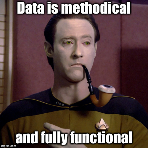 Facebook Commander Data Sherlock Holmes Improbable Truth | Data is methodical; and fully functional | image tagged in facebook commander data sherlock holmes improbable truth | made w/ Imgflip meme maker