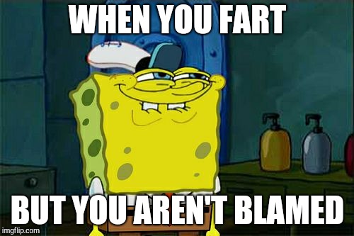 Don't You Squidward Meme | WHEN YOU FART; BUT YOU AREN'T BLAMED | image tagged in memes,dont you squidward | made w/ Imgflip meme maker