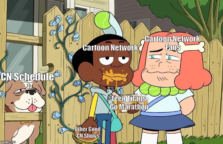 Cartoon Network Fans; Cartoon Network; CN Schedule; Teen Titans Go Marathon; Other Good CN Shows | image tagged in decisions | made w/ Imgflip meme maker