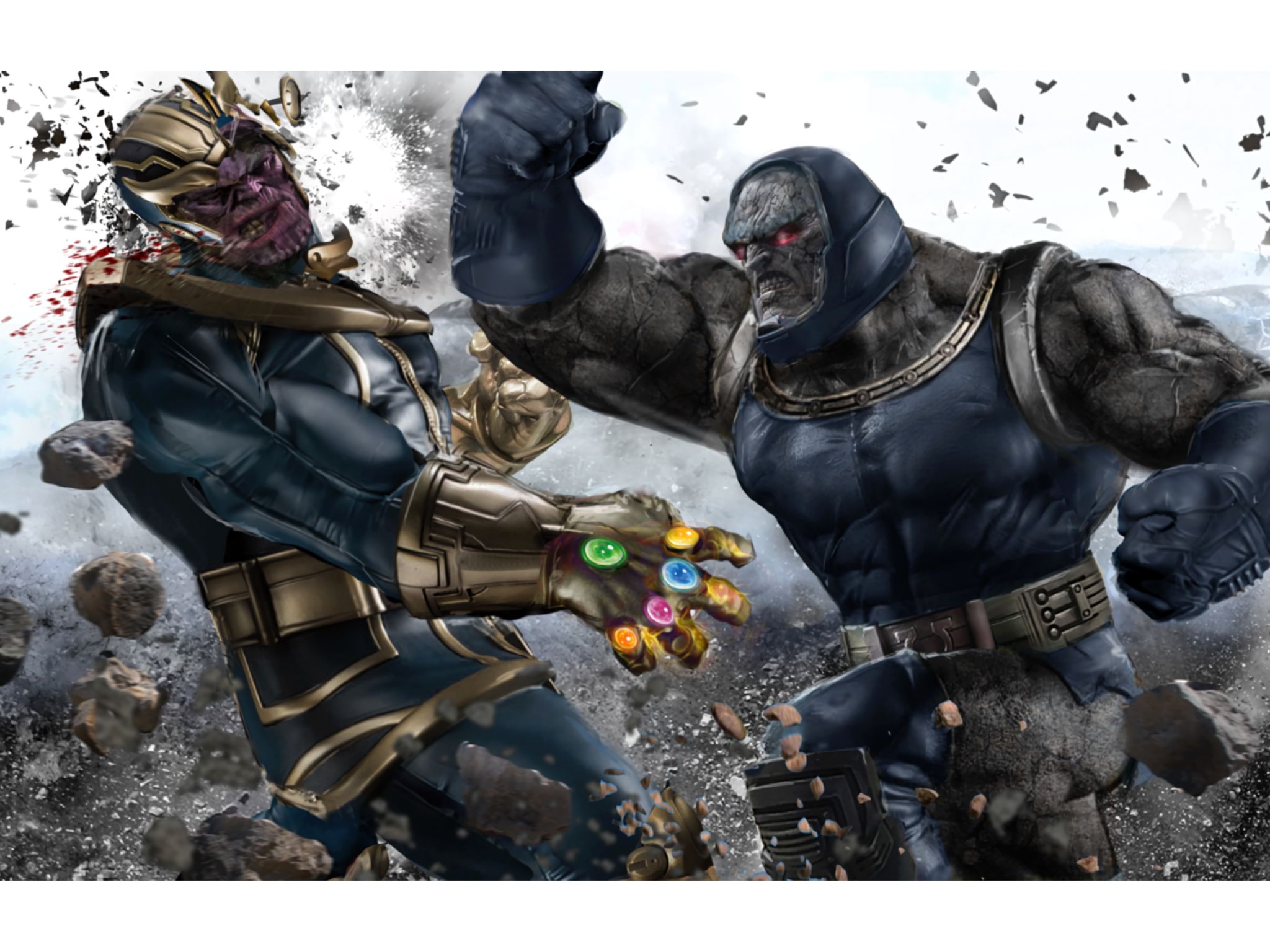 Thanos vs Darksied Blank Meme Template