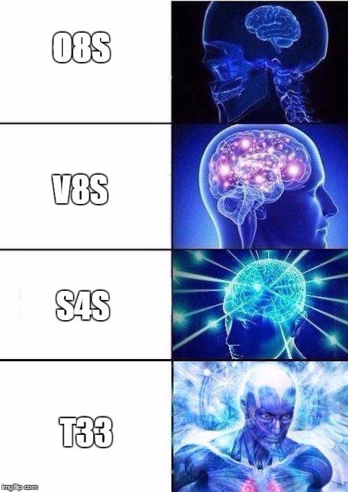 Brain Mind Expanding | O8S; V8S; S4S; T33 | image tagged in brain mind expanding | made w/ Imgflip meme maker
