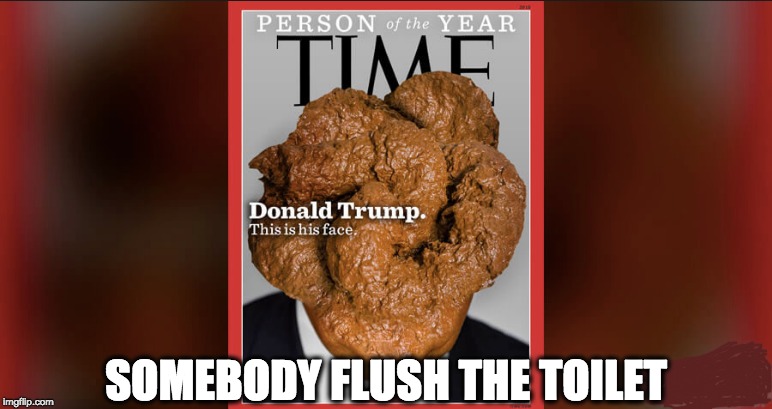 SOMEBODY FLUSH THE TOILET | image tagged in memes,trump,dictator,republicans,gop | made w/ Imgflip meme maker