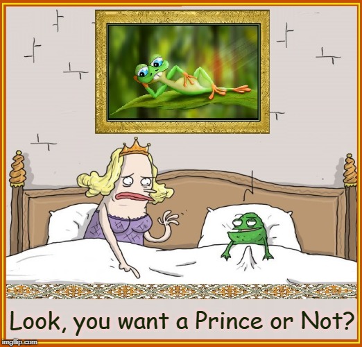 Fractured Fairy Tales: The Frog Prince | Look, you want a Prince or Not? | image tagged in the princess and the frog,fairy tail,vince vance,frog with a boner,the frog prince,con artist frog | made w/ Imgflip meme maker