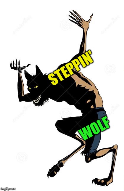 STEPPIN' WOLF | made w/ Imgflip meme maker