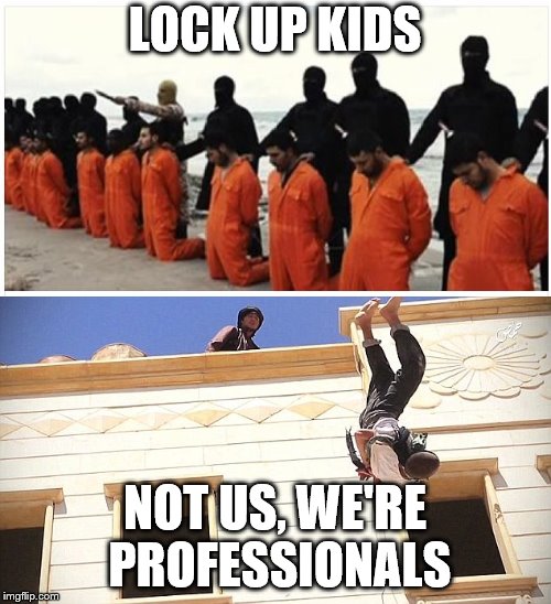 LOCK UP KIDS NOT US, WE'RE PROFESSIONALS | made w/ Imgflip meme maker