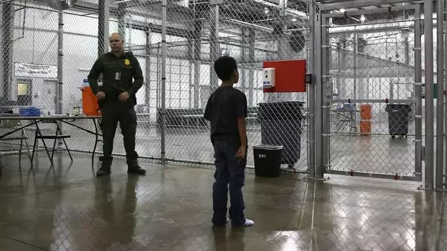 ICE detention center Blank Meme Template