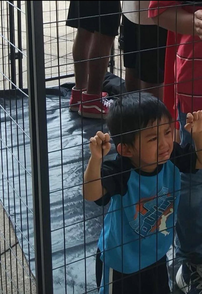 Child in a Cage Blank Meme Template