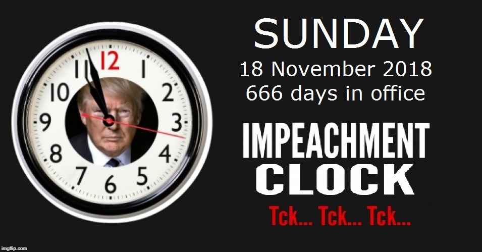 Impeachment Clock  | image tagged in trump,impeach,clock | made w/ Imgflip meme maker