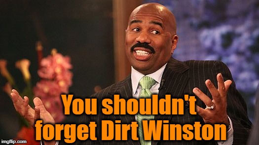 shrug | You shouldn't forget Dirt Winston | image tagged in shrug | made w/ Imgflip meme maker