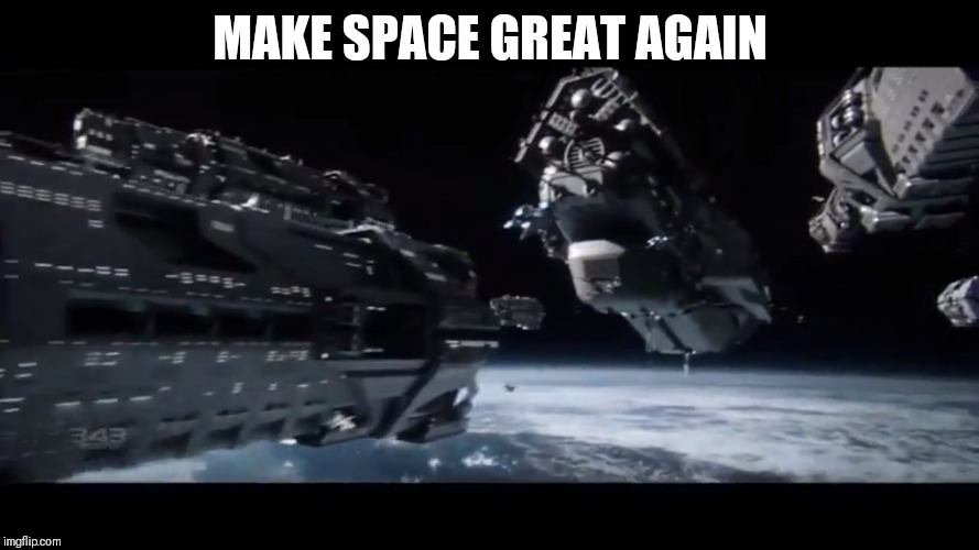 Space Force | MAKE SPACE GREAT AGAIN | image tagged in space force,trump,maga | made w/ Imgflip meme maker