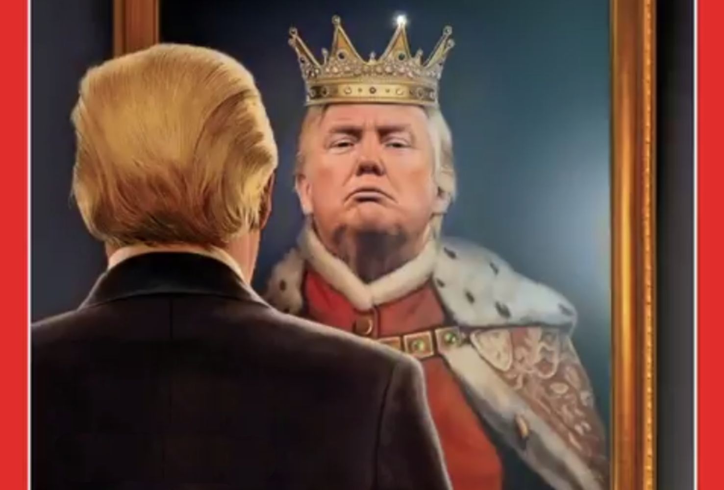 King Trump Blank Meme Template