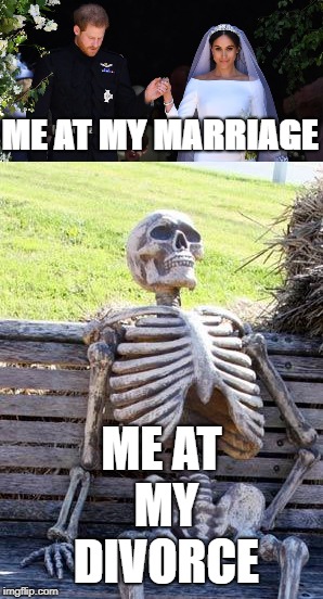 Man is a sad bird | ME AT MY MARRIAGE; ME AT MY DIVORCE | image tagged in marriage,divorce | made w/ Imgflip meme maker
