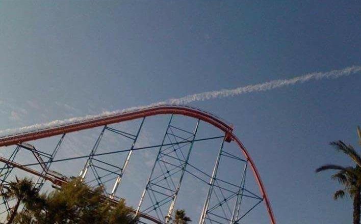 Roller Coaster Chem Trail Blank Meme Template