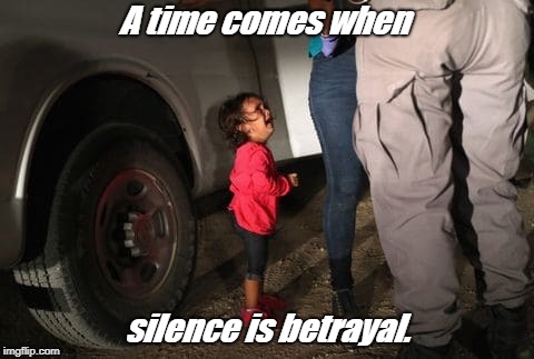 Silence is betrayal | A time comes when; silence is betrayal. | image tagged in asylum | made w/ Imgflip meme maker