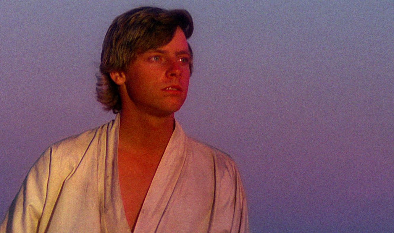 Luke on Tatooine Blank Meme Template