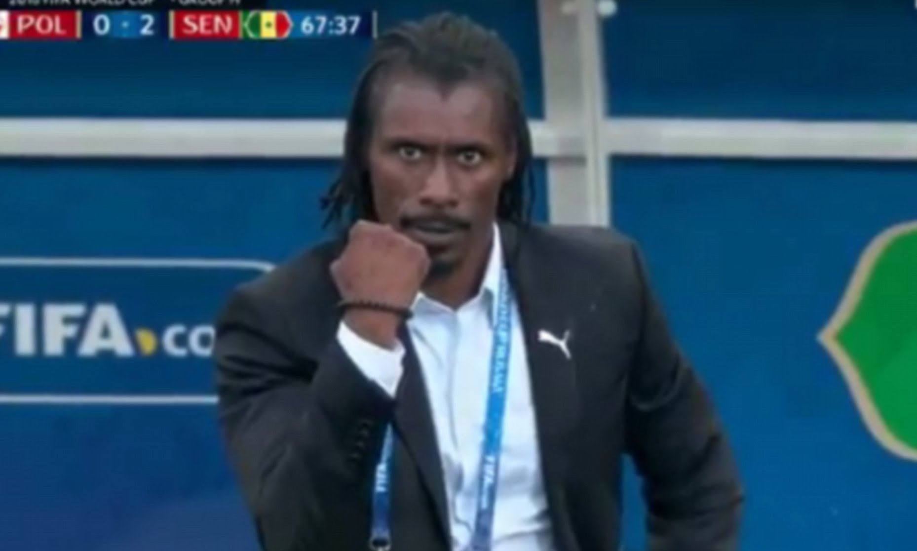 High Quality Senegal coach  Blank Meme Template