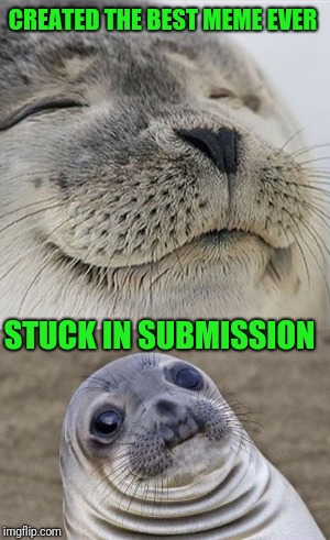 Hard not to take it personally  | CREATED THE BEST MEME EVER; STUCK IN SUBMISSION | image tagged in memes | made w/ Imgflip meme maker